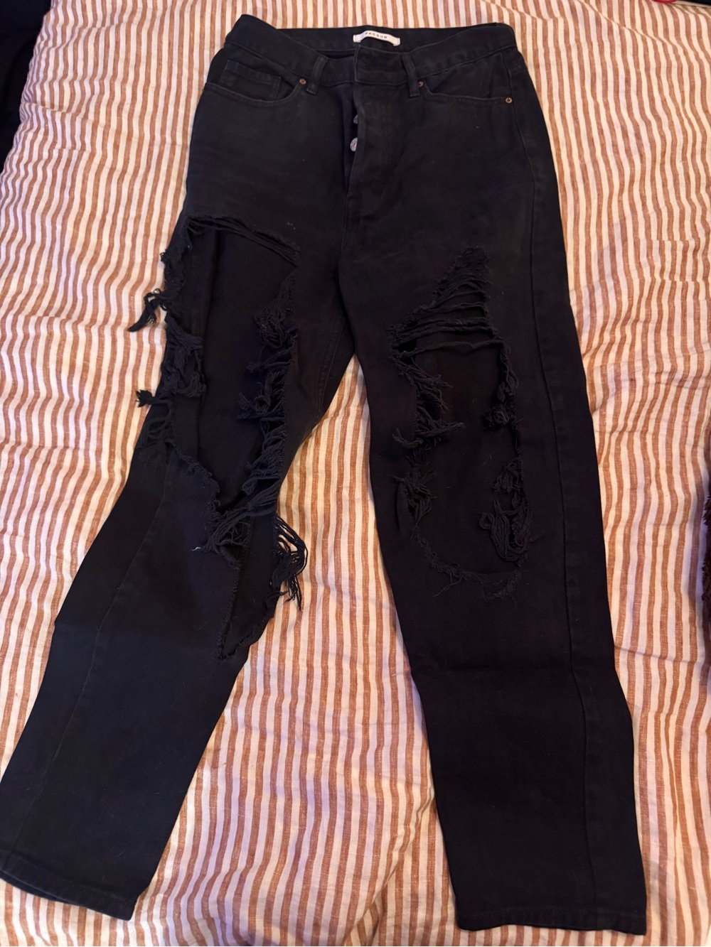 PacSun Black Ripped Skinny Jeans